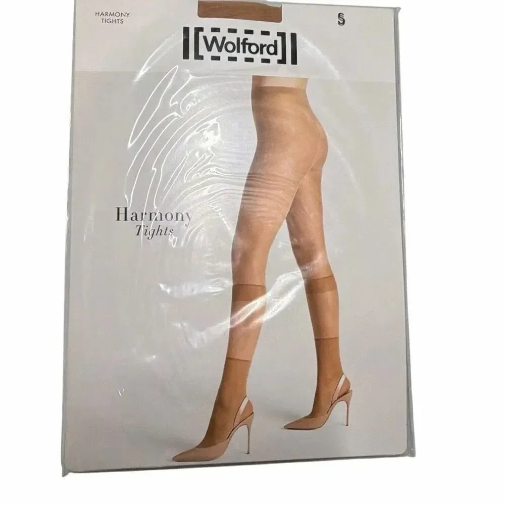 NWT Wolford Harmony Tights in Gobi / Sun Tan S 14731